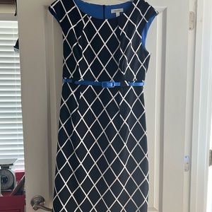 Dress Barn Diamond Print Dress